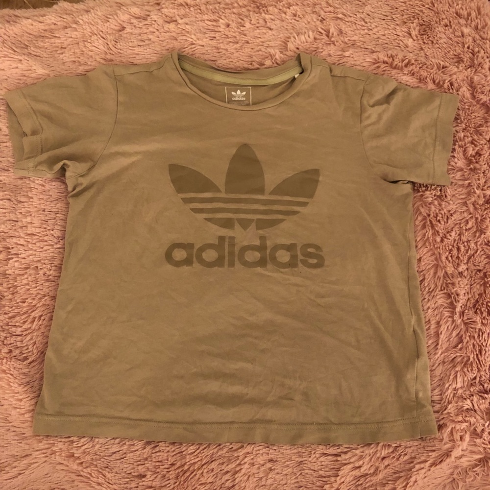 Tan adidas shirts